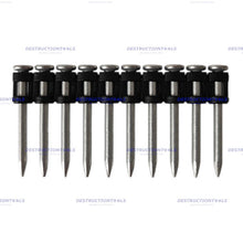 Cargar modelo 3D en la galería, Collated concrete nails 38mm CE-certified for Spit Pulsa 27, 40, 65 & 800 - C6/38