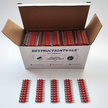 Charger l'image dans la visionneuse de la galerie, Packaging collated concrete nails 25mm CE-certified for Würth DIGA CS2/CS3, 1000pcs per box