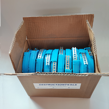 Laad 3D model in de galerij, 10M Montageband verzinkt staal met kunststof case