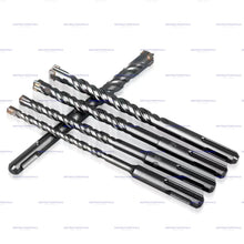 Cargar modelo 3D en la galería, Brocas SDS Plus para hormigón – 4 cortes con canal de evacuación de polvo – varios diámetros y longitudes