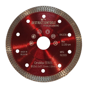 Diamond saw blade 125mm x 22.23mm | CeraMax series
