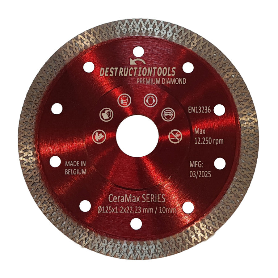 Diamond saw blade 125mm x 22.23mm | CeraMax series