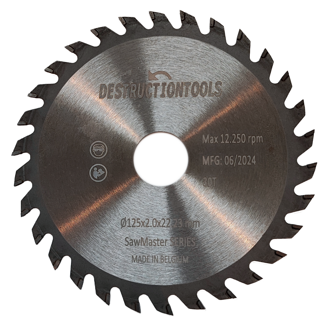 circular saw blade 125mm x 22.23mm or 20mm - 30T | SawMaster series