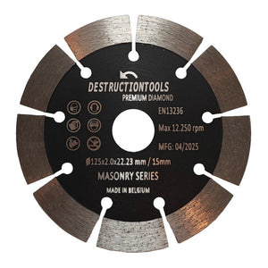 Diamant-Trocken Sägeblatt 125mm x 22,23mm | Masonry series