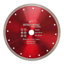 3D-Modell in Galerie laden, Diamant Sägeblatt 230mm x 22,23mm | CeraMax series
