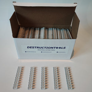 1000x Collated concrete nails 19mm