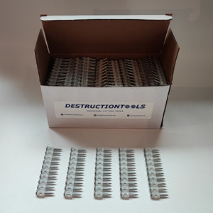 1000x Collated concrete nails 25mm