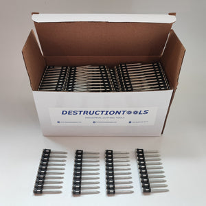 1000x Collated concrete nails 38mm - for Destructiontools DETO100X